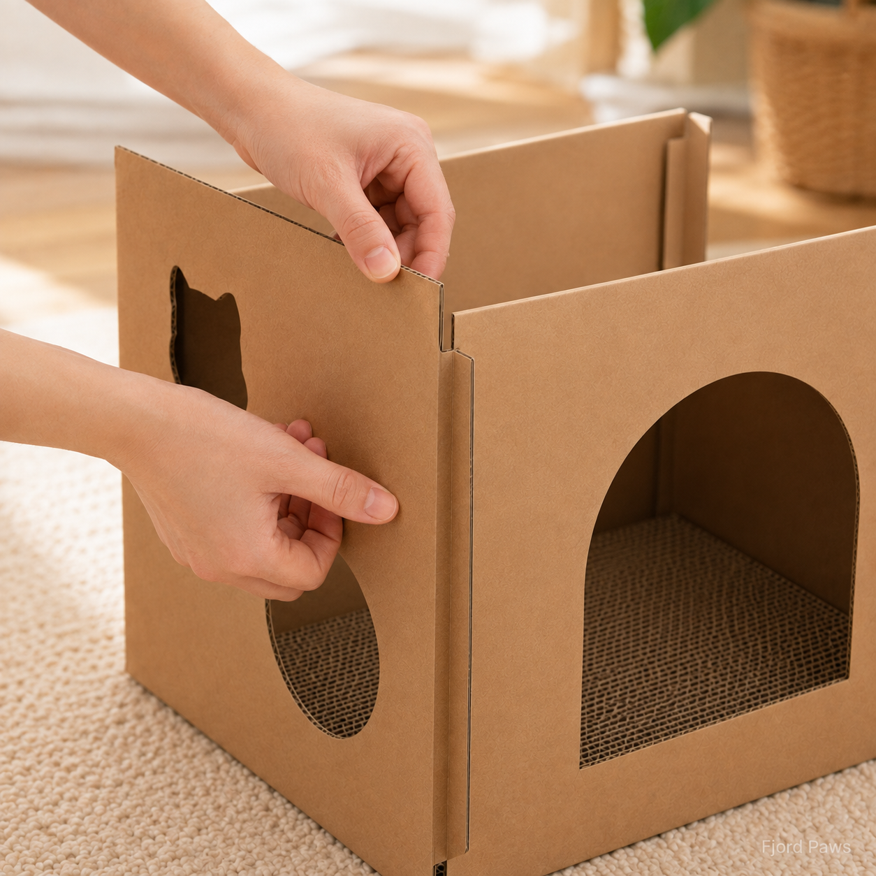 Cat Nest Cat Scratch Board