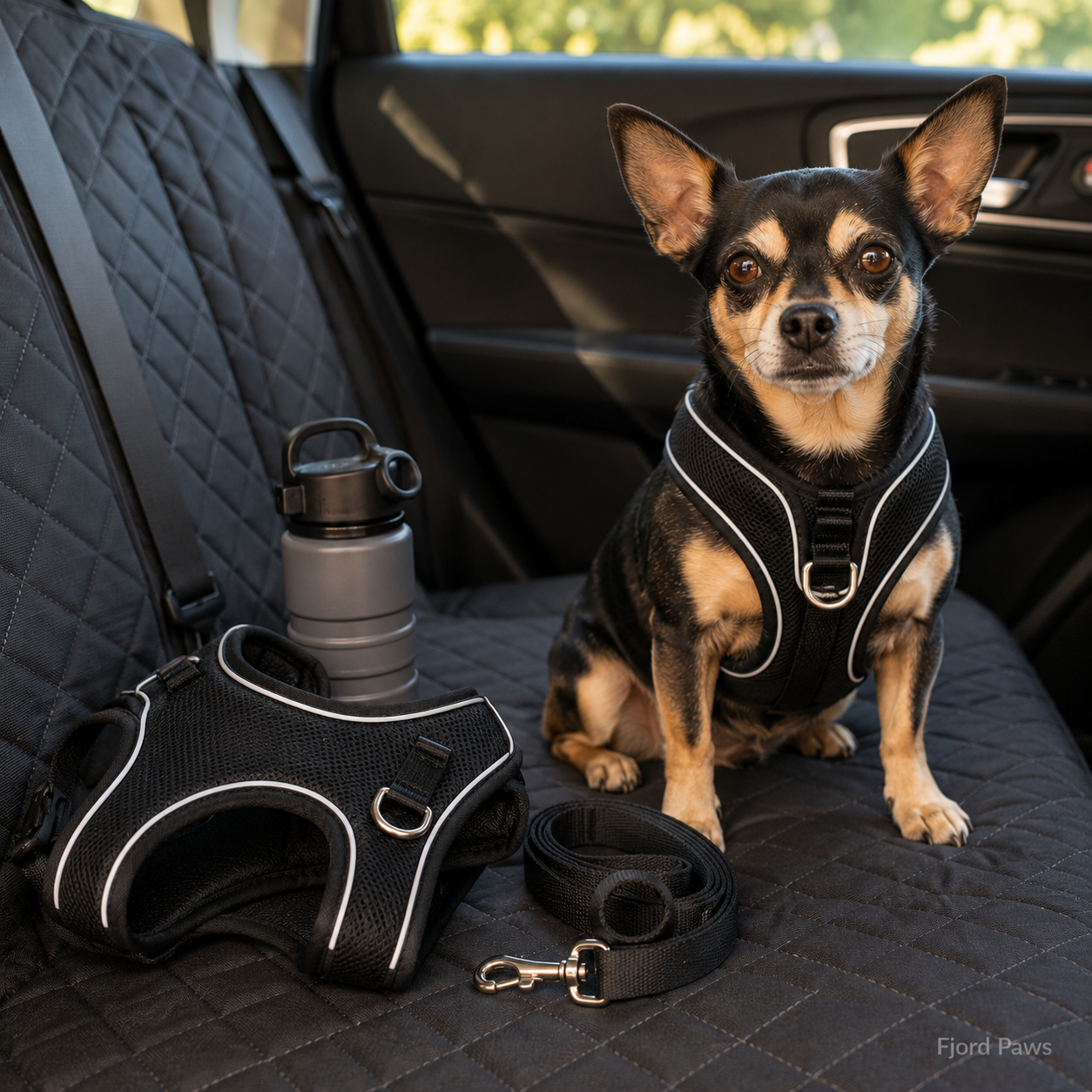 Trixie Dog Harness Urbanvest Mesh Black