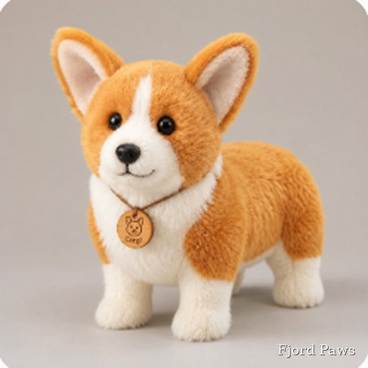 Standing Corgi Plush Toy