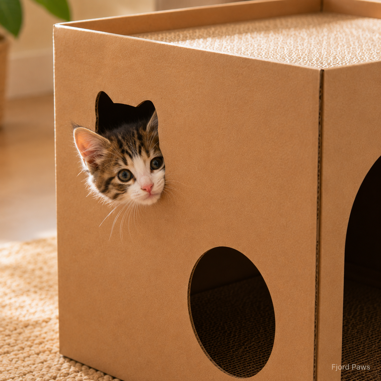 Cat Nest Cat Scratch Board