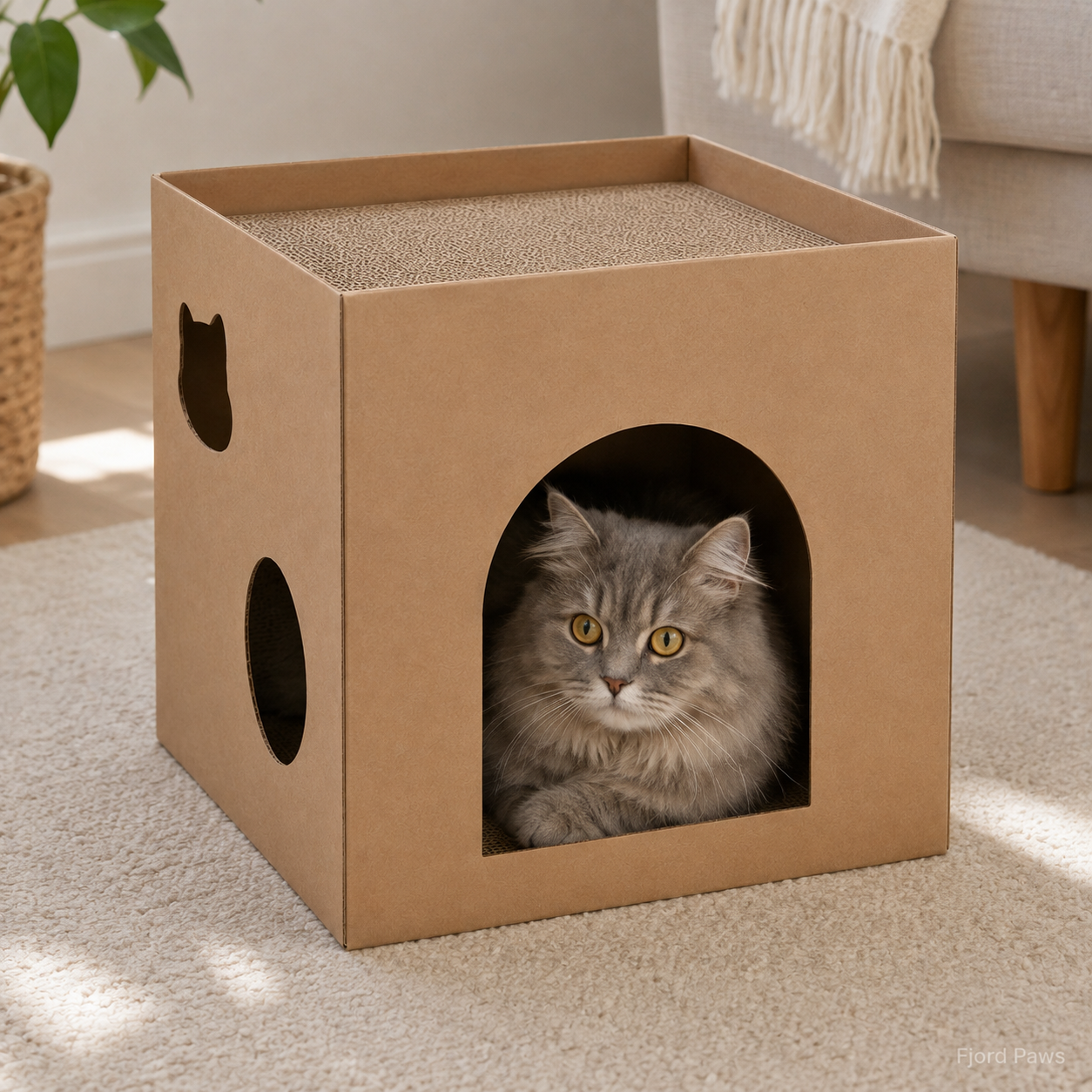 Cat Nest Cat Scratch Board