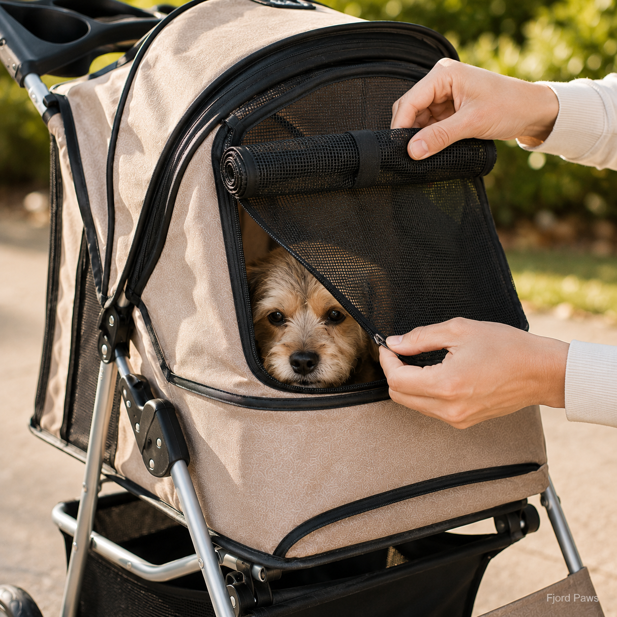 Trixie Dog Stroller Maximum 15 Kg Taupe