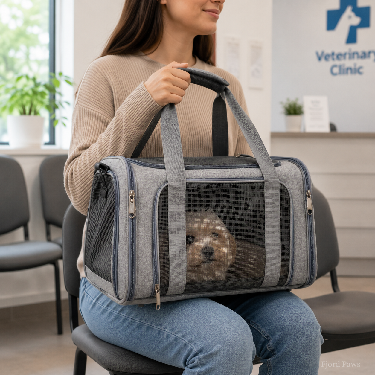 Large-Capacity Crossbody Pet Carrier